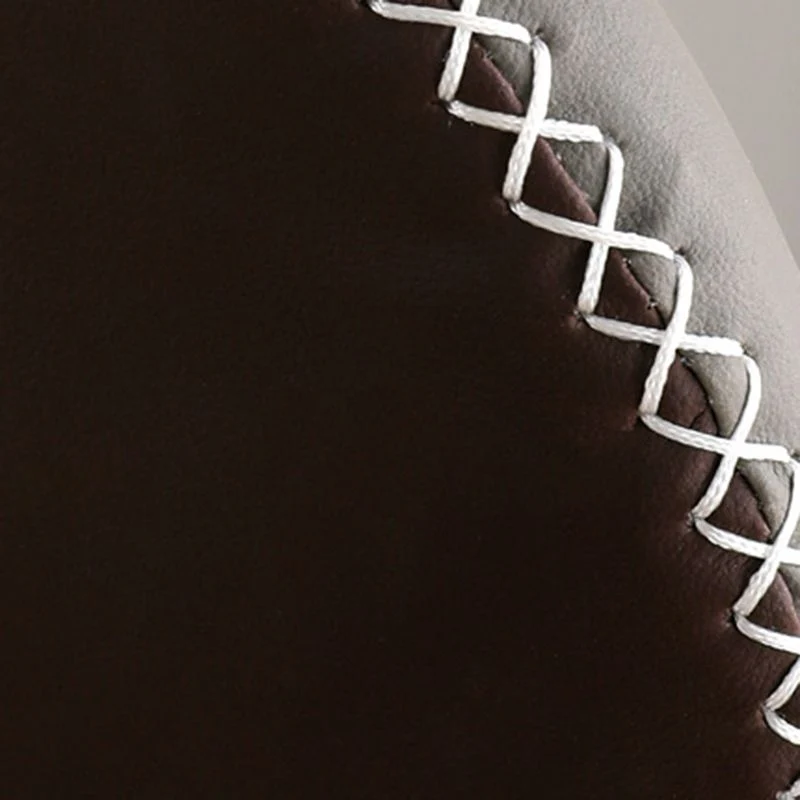 Sedia da pranzo Parsons moderna con struttura laterale metallo, larghezza 17 pollici, per la casa Clearhalo