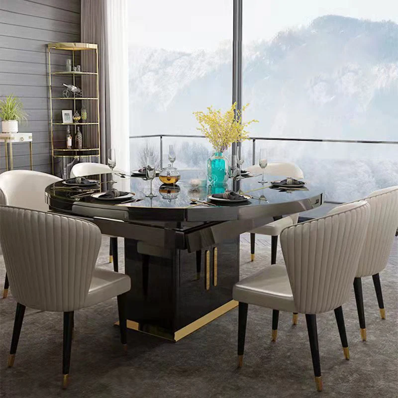Sedia da pranzo Parsons pelle PU, stile glamour, senza braccioli, per cucina Clearhalo