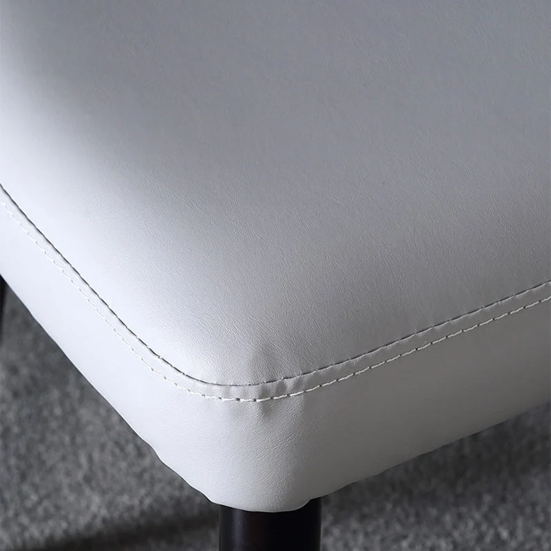 Sedia da pranzo Parsons pelle PU, stile glamour, senza braccioli, per cucina Clearhalo