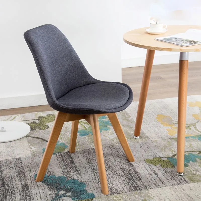 Sedia da pranzo Parsons per sala conferenze scandinava tessuto con finitura opaca Clearhalo
