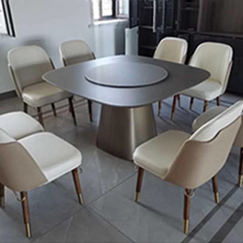 Sedia da pranzo Parsons stile contemporaneo pelle microfibra per la casa Clearhalo