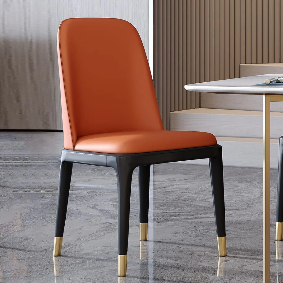 Sedia da pranzo pelle con finitura opaca Parsons Side Chair di Industrial Home Clearhalo