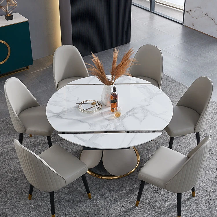 Sedia da pranzo pelle stile nordico glam Sedia Parsons con gambe legno per cucina Clearhalo