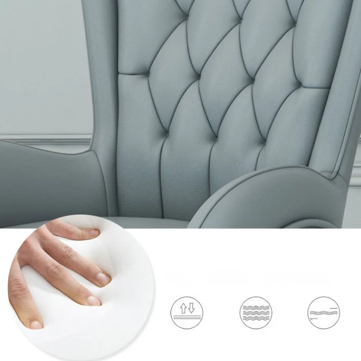 Sedia da pranzo per la casa con schienale alto Parsons stile glamour Clearhalo