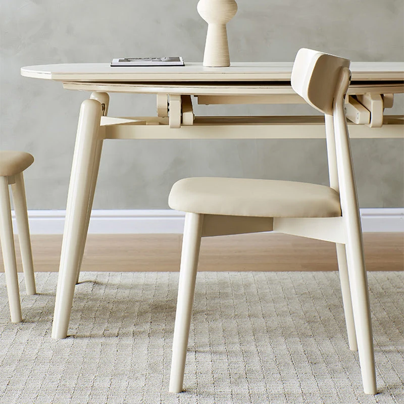 Sedia da pranzo per cucina contemporanea Sedia da pranzo con schienale aperto rovere Clearhalo