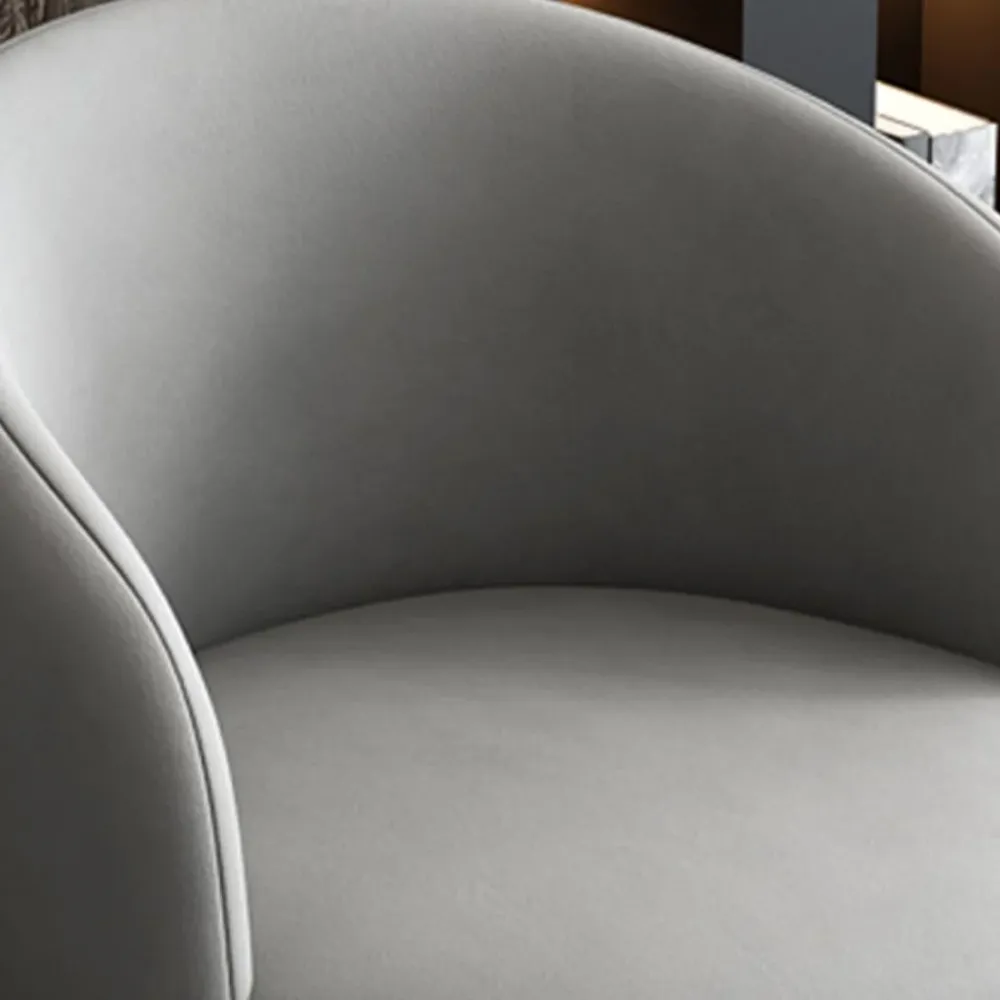 Sedia da pranzo per interni ecopelle Parsons con braccioli stile glamour Clearhalo