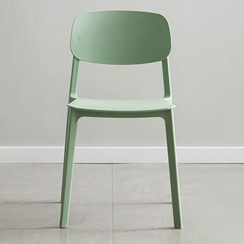 Sedia da pranzo scandinava con schienale aperto e finitura opaca per sala conferenze Clearhalo