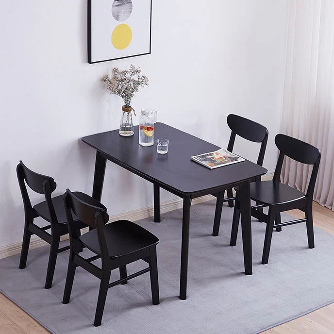 Sedia da pranzo scandinava imbottita per ristorante con schienale aperto Clearhalo