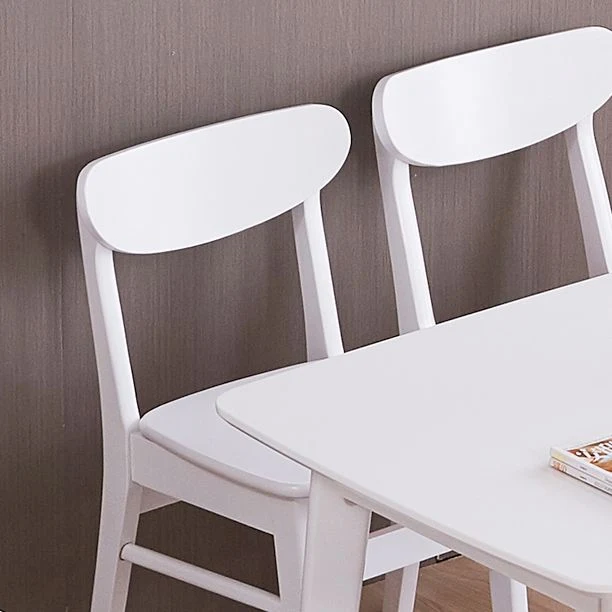 Sedia da pranzo scandinava imbottita per ristorante con schienale aperto Clearhalo