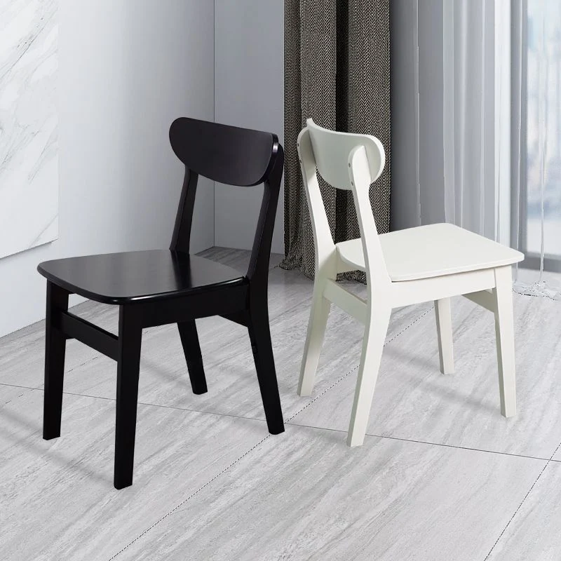 Sedia da pranzo scandinava imbottita per ristorante con schienale aperto Clearhalo
