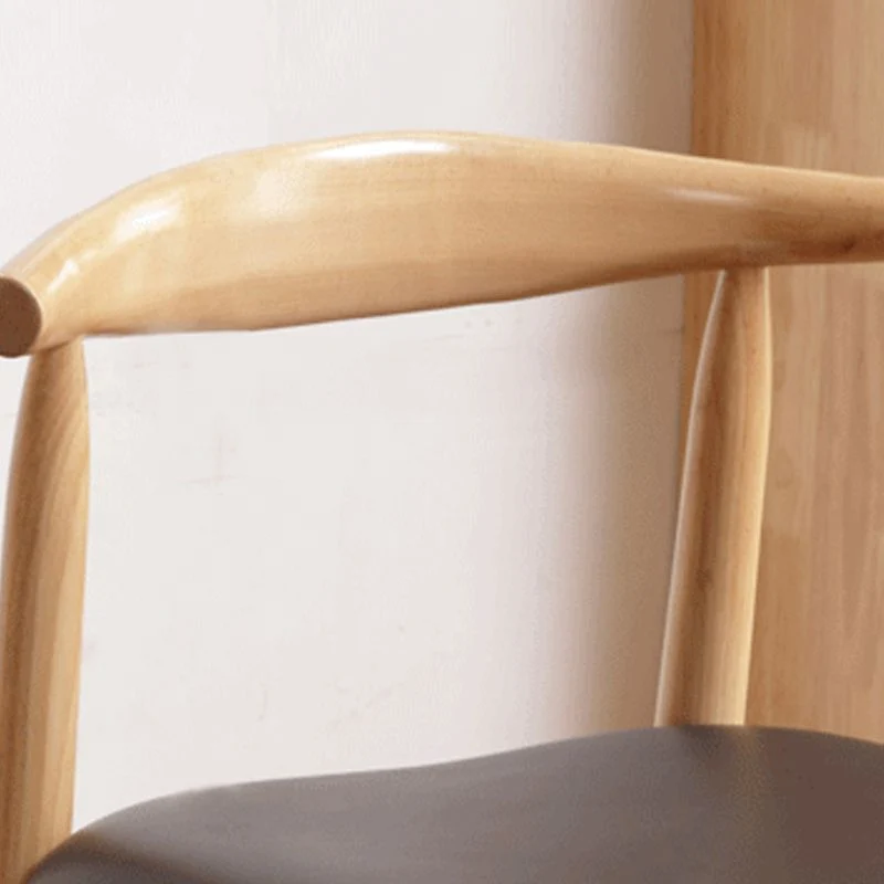 Sedia da pranzo senza braccioli da cucina legno Sedia da pranzo imbottita contemporanea Clearhalo