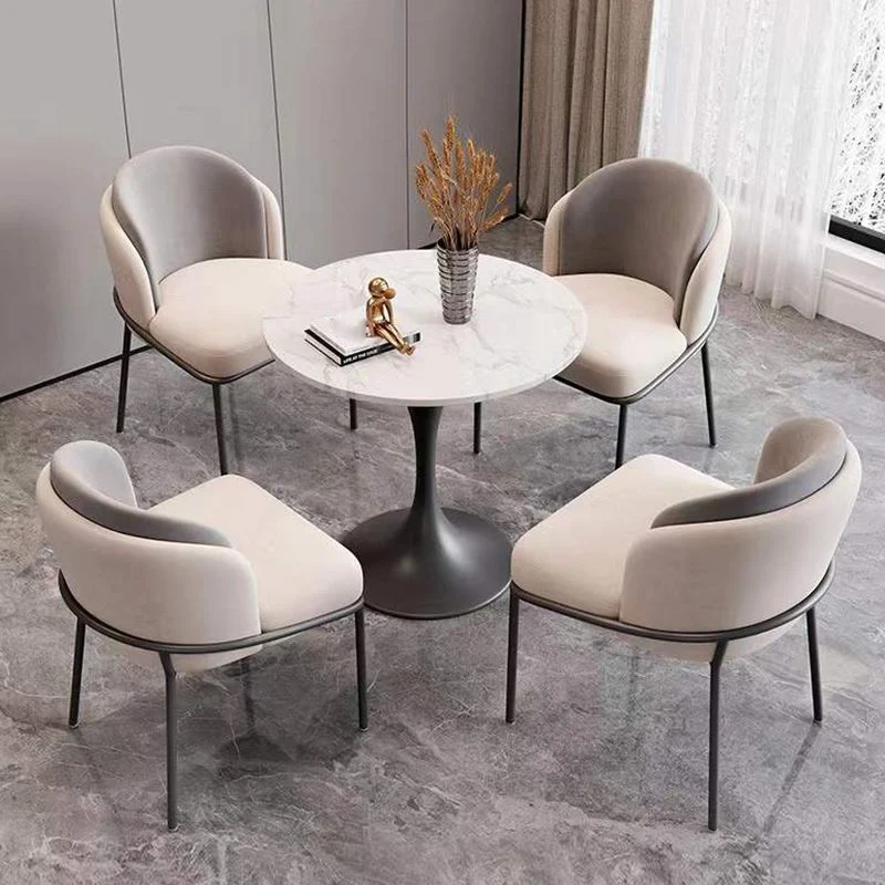 Sedia da pranzo senza braccioli imbottita con sedia laterale stile industriale per sala da pranzo Clearhalo