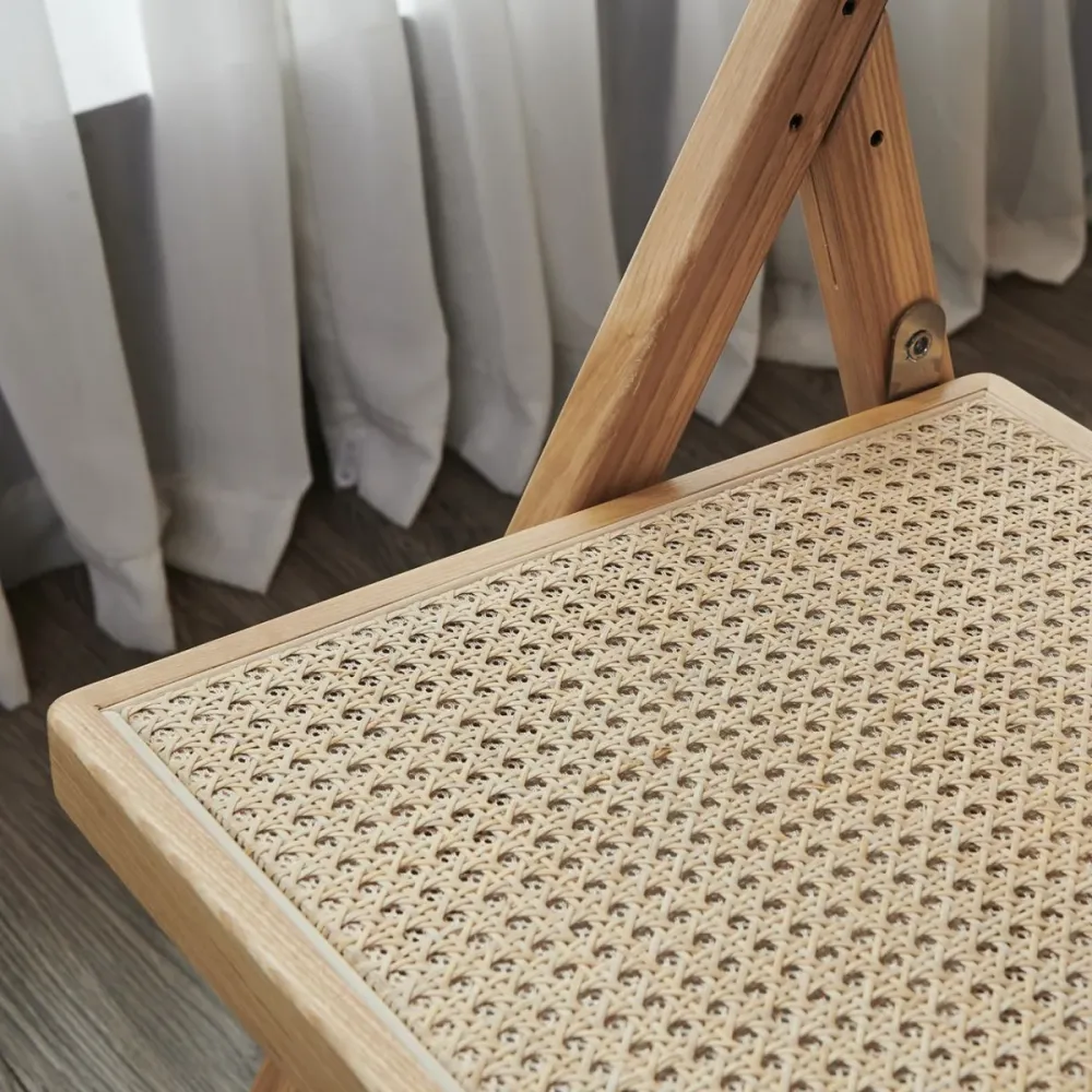 Sedia da pranzo senza braccioli moderna con schienale aperto legno massello con finitura opaca Clearhalo