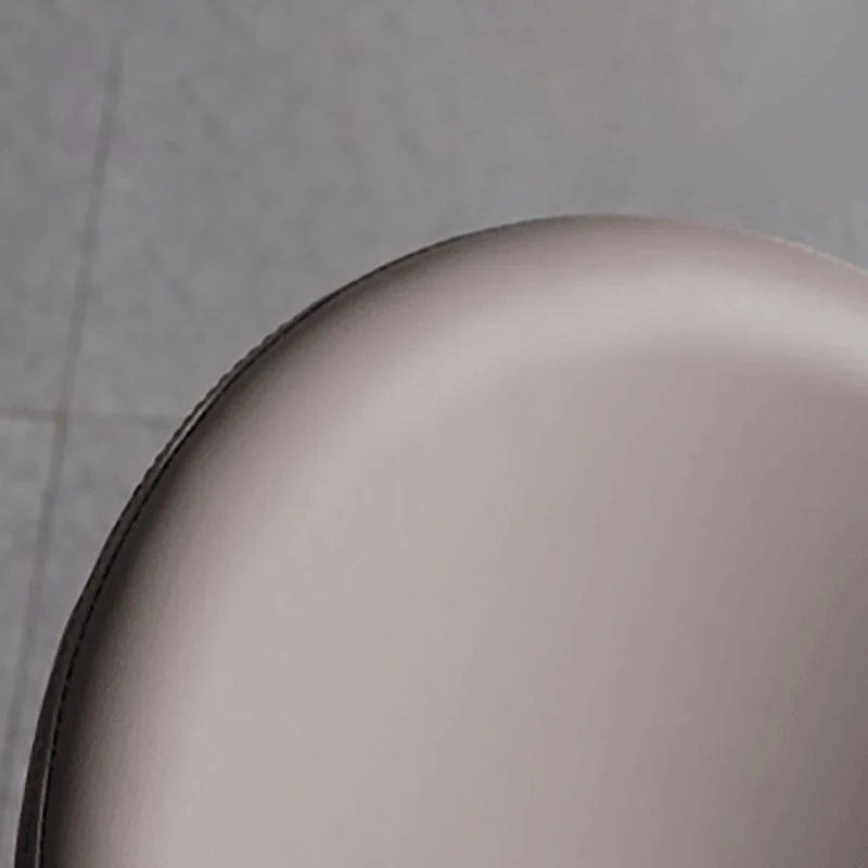 Sedia da pranzo senza braccioli per cucina stile moderno con gambe metallo Clearhalo