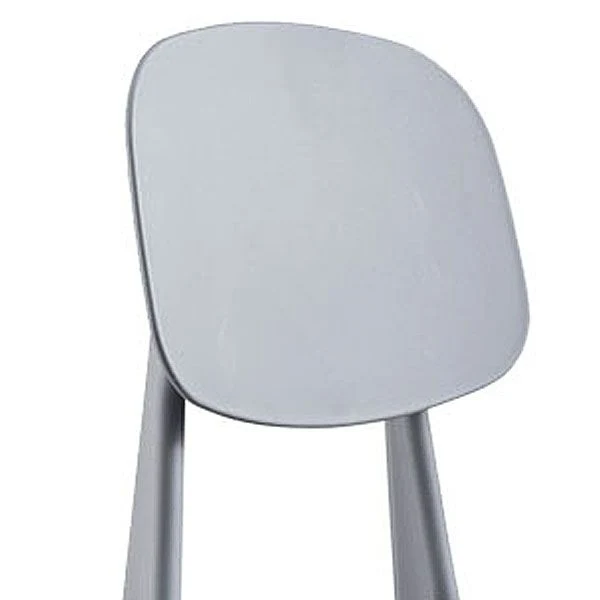 Sedia da pranzo senza braccioli plastica stile moderno, sedie laterali da pranzo con schienale aperto per uso domestico Cl...