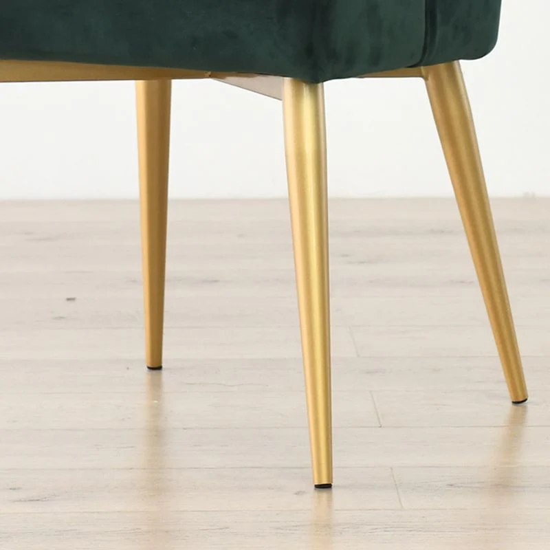 Sedia da pranzo senza braccioli stile nordico Sedia laterale da pranzo tessuto imbottito per uso domestico Clearhalo