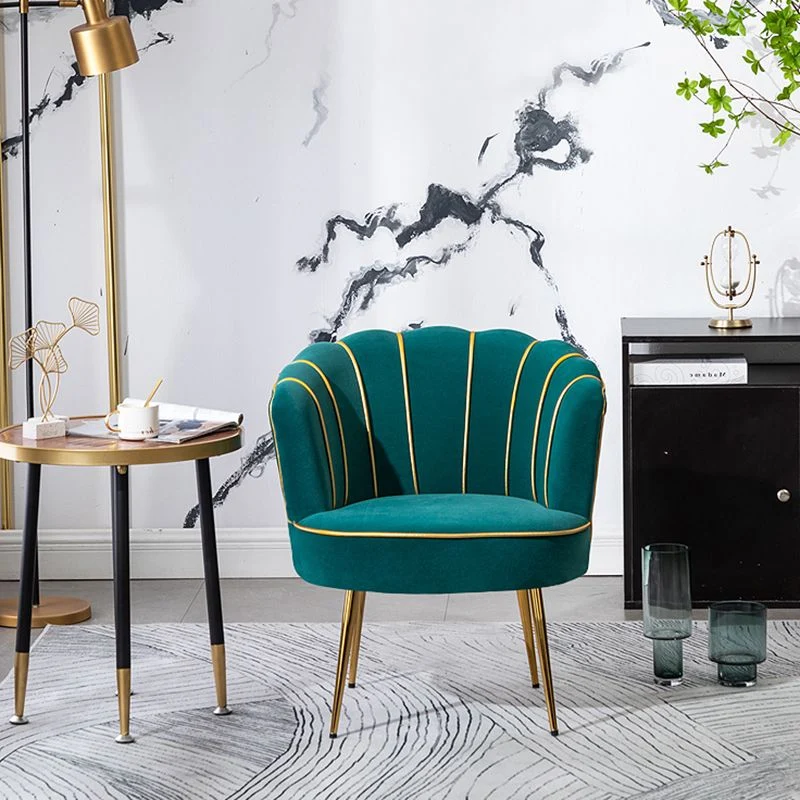 Sedia da pranzo senza braccioli stile scandinavo Sedia da pranzo singola imbottita Clearhalo