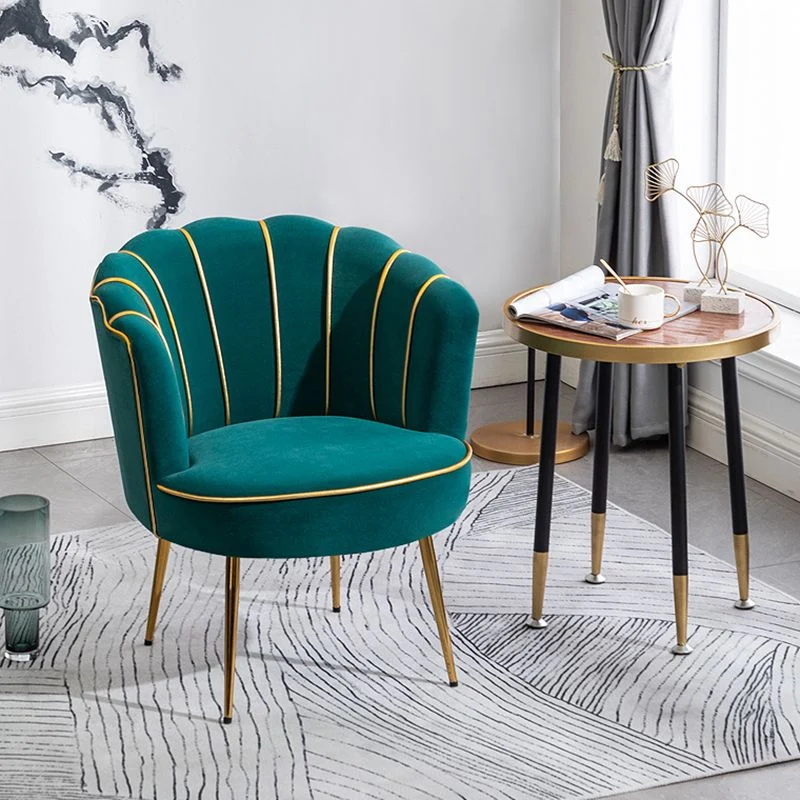 Sedia da pranzo senza braccioli stile scandinavo Sedia da pranzo singola imbottita Clearhalo