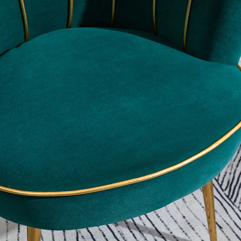 Sedia da pranzo senza braccioli stile scandinavo Sedia da pranzo singola imbottita Clearhalo