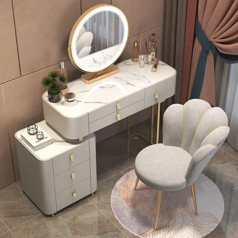 Sedia da pranzo singola imbottita senza braccioli stile Glam. Sedia da pranzo singola con schienale massiccio Clearhalo