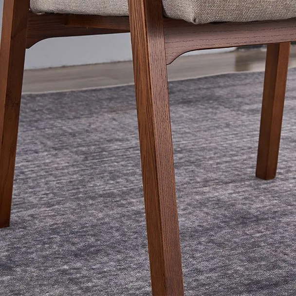 Sedia da pranzo singola stile tradizionale legno di frassino da cucina con schienale massiccio Clearhalo