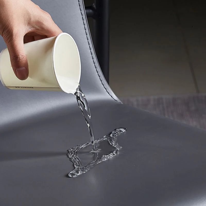 Sedia da pranzo stile designer pelle per caffetteria, con schienale solido Clearhalo