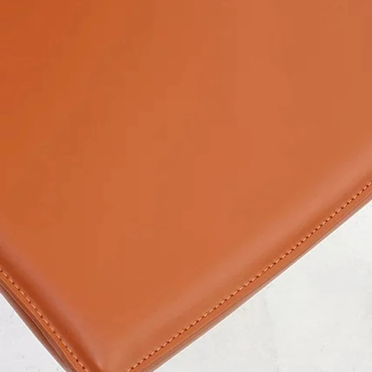 Sedia da pranzo stile designer pelle per la casa, con schienale massiccio (set di 2) Clearhalo