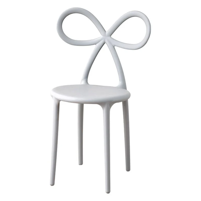 Sedia da pranzo stile moderno Sedie da pranzo senza braccioli con gambe plastica per cucina Clearhalo