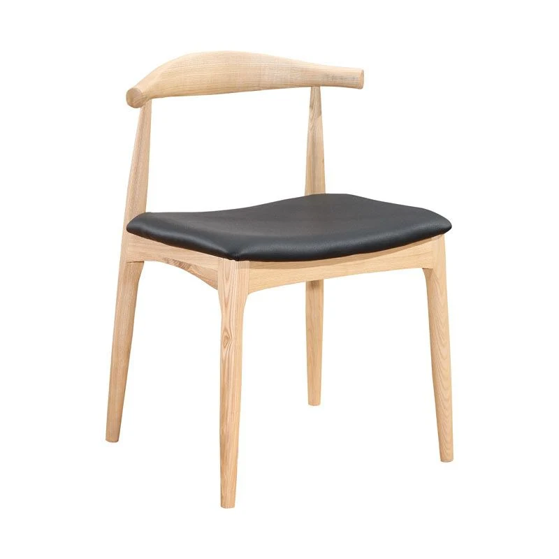 Sedia da pranzo stile moderno, senza braccioli, con gambe legno Clearhalo
