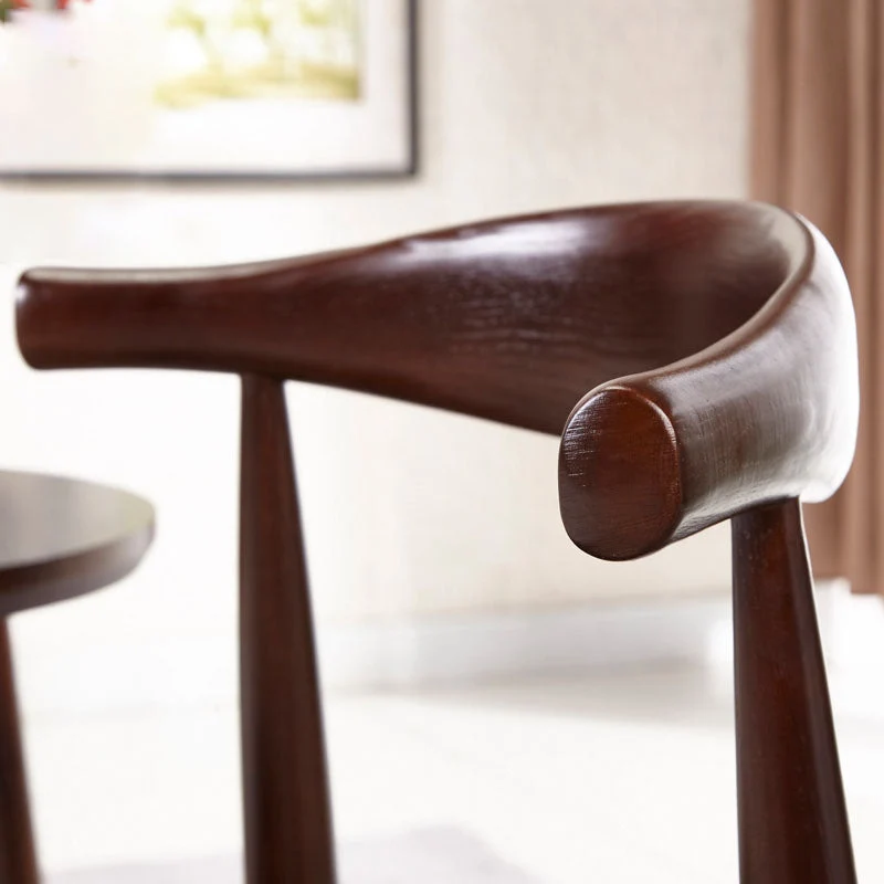 Sedia da pranzo stile moderno, senza braccioli, con gambe legno Clearhalo
