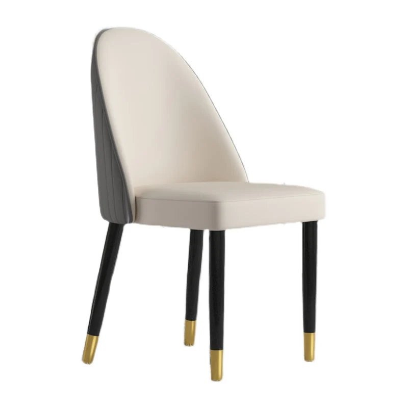 Sedia da pranzo stile scandinavo Sedia Parsons imbottita per sala da pranzo legno (set di 2) Clearhalo