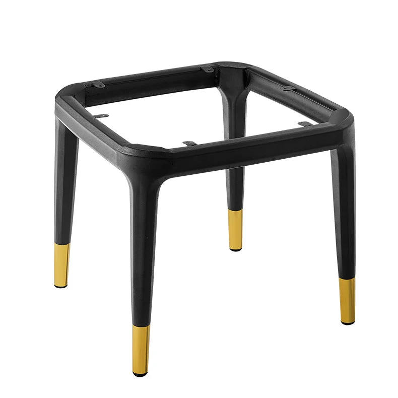 Sedia da pranzo stile scandinavo Sedia per sala da pranzo Parsons metallo senza braccioli Clearhalo