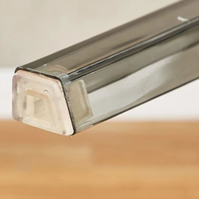Sedia da pranzo stile scandinavo, sedie da pranzo plastica, senza braccioli, con schienale aperto (set di 4) Clearhalo
