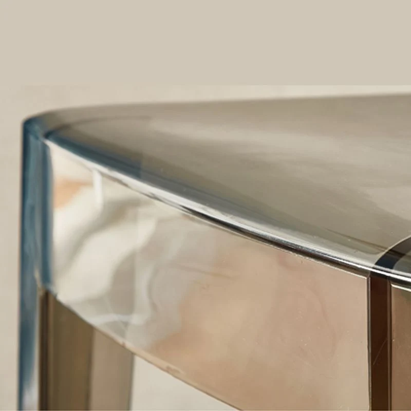 Sedia da pranzo stile scandinavo, sedie da pranzo plastica, senza braccioli, con schienale aperto (set di 4) Clearhalo