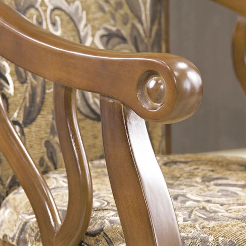 Sedia da pranzo stile tradizionale Sedia da pranzo legno massello per cucina Clearhalo