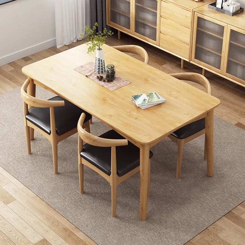 Sedia da pranzo stile tradizionale Sedia singola laterale senza braccioli da cucina con gambe legno Clearhalo