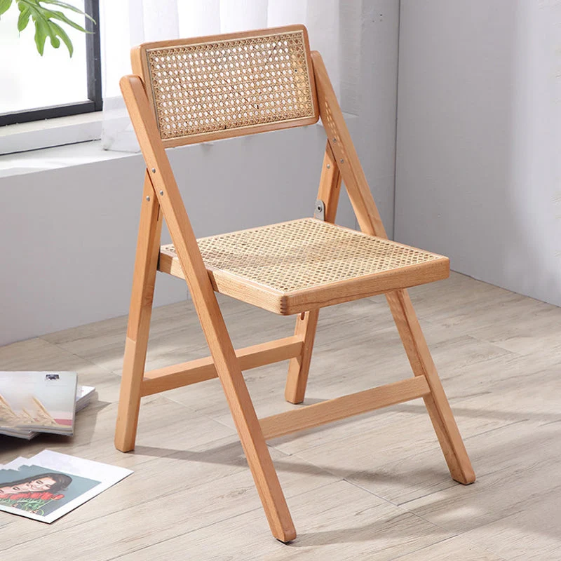 Sedia da pranzo stile tradizionale Sedia singola senza braccioli da cucina con gambe legno Clearhalo