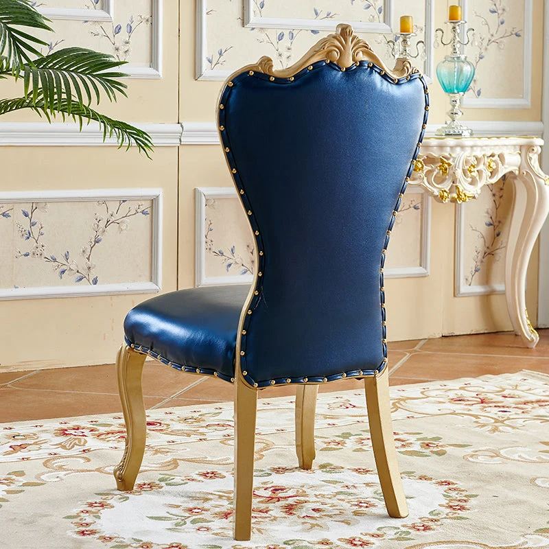 Sedia da pranzo stile vittoriano Parsons Sedia da pranzo senza braccioli per uso domestico Clearhalo