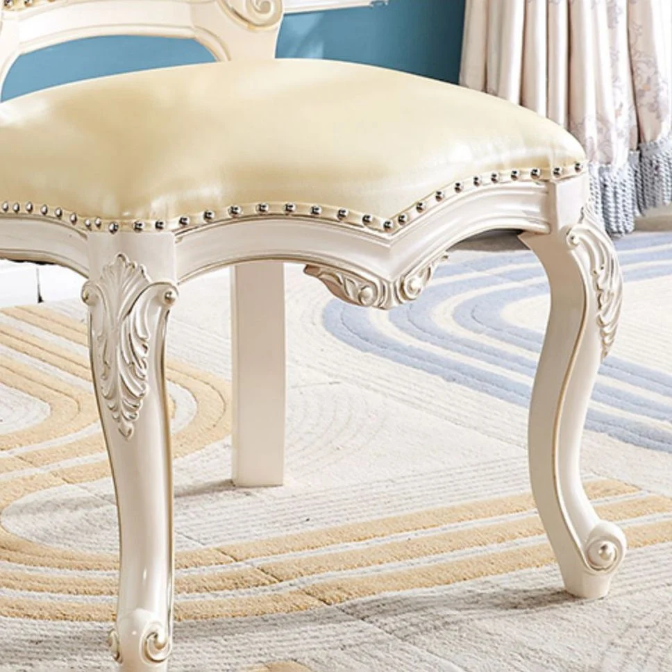 Sedia da pranzo stile vittoriano Sedie laterali senza braccioli per uso domestico (set di 2) Clearhalo