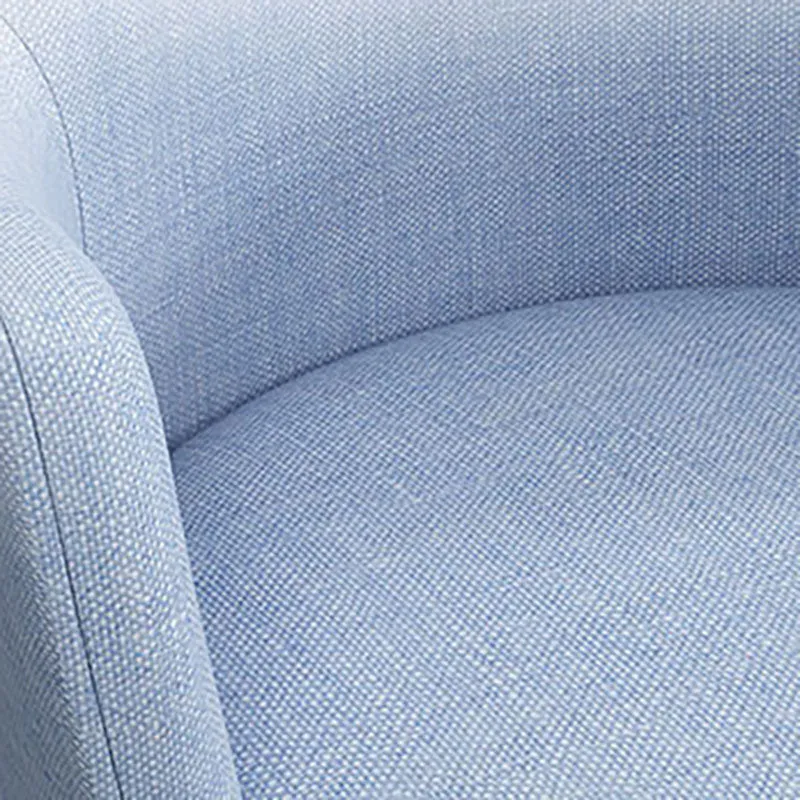 Sedia da pranzo tessuto dal design minimalista per la sedia laterale con schienale solido e bracciolo domestico Clearhalo