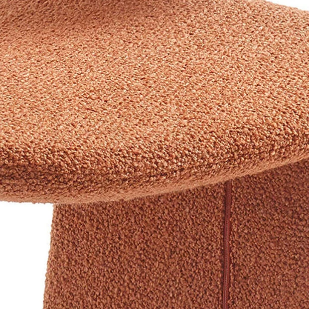 Sedia da pranzo tessuto Poltrona da pranzo con braccioli da pranzo stile designer con schienale aperto Clearhalo