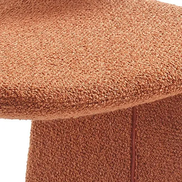 Sedia da pranzo tessuto Poltrona da pranzo con braccioli da pranzo stile designer con schienale aperto Clearhalo