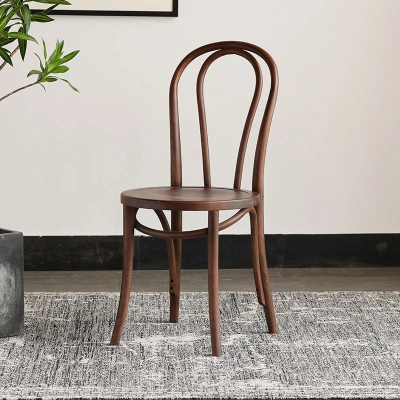 Sedia da pranzo tradizionale faggio con schienale Windsor legno naturale (set di 2) Clearhalo
