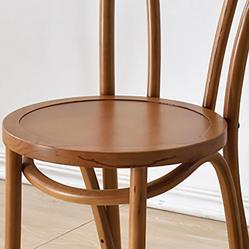 Sedia da pranzo tradizionale legno Windsor, sedia senza braccioli sul retro, per uso domestico Clearhalo
