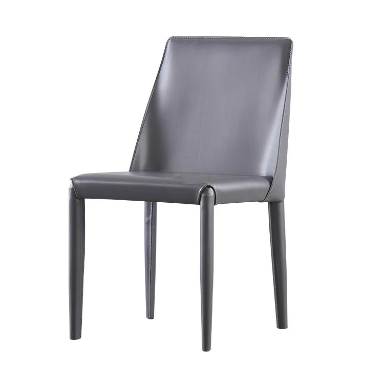 Sedia da ristorante Parsons stile designer pelle con finitura opaca (set di 2) Clearhalo