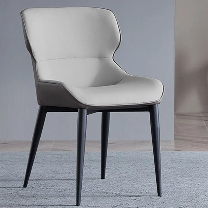 Sedia da sala da pranzo contemporanea con braccioli Wingback per sala da pranzo Clearhalo