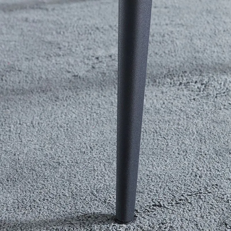 Sedia da sala da pranzo contemporanea con braccioli Wingback per sala da pranzo Clearhalo