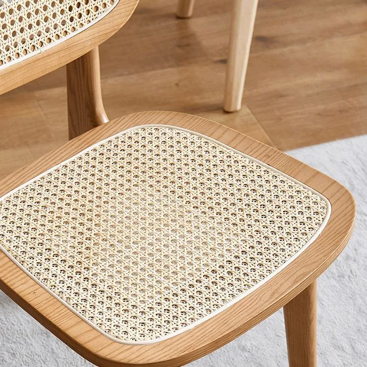 Sedia da sala da pranzo contemporanea legno Sedia da pranzo laterale con schienale aperto per uso domestico Clearhalo