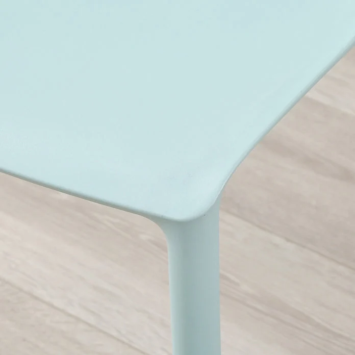 Sedia da sala da pranzo contemporanea plastica Sedia laterale impilabile per la casa con schienale solido Clearhalo