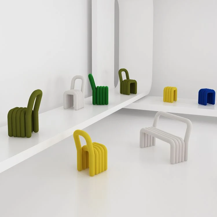 Sedia da sala da pranzo contemporanea velluto, sedia laterale metallo senza braccioli per uso domestico Clearhalo